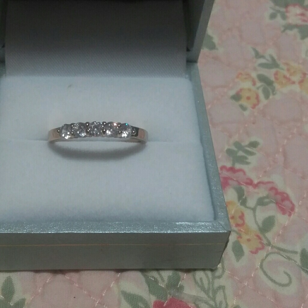 18k gold plated ring